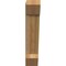 Ekena Millwork Traditional Slat Rough Sawn Bracket, Western Red Cedar, 4"W x 16"D x 20"H BKT04X16X20TRA06RWR - alternate 3